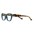 Quality Readers for Women - teal light tortoise