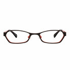 Petite Reading Glasses-Gray + Coral