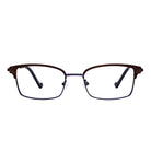 Men's Reading Glasses - Titanium Light + Durable -Chocolate + Navy