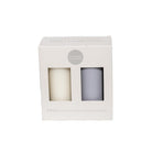 blanc + dove | escc sml pillar candle | soy-blend unscented candles - porter green | style + sustainability