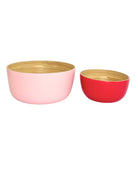 cherry + blush | bebb | biodegradable bamboo bowls | porter green, bamboo bowls, serving bowls. wooden serving bowls, serving bowl set, salad serving bowl