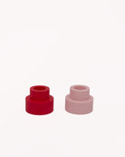 Cherry + Blush | Flipp Sml | Silicone Unbreakable Candle Holder Set - porter green | style + sustainability