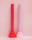 Cherry + Blush | Flipp Sml | Silicone Unbreakable Candle Holder Set - porter green | style + sustainability