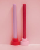 Cherry + Blush | Flipp Sml | Silicone Unbreakable Candle Holder Set - porter green | style + sustainability