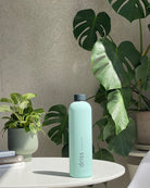 mist + ink | driss | insulated stainless steel bottle | porter green, 1l water bottle, insulated stainless steel water bottle, thermos water bottle, 1l drink bottle, insulated wine bottle