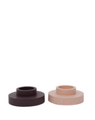 Latte + Donkey | Flipp Lrg | Silicone Unbreakable Candle Holder Set - porter green | style + sustainability