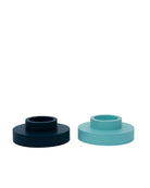 Mist + Ink | Flipp Lrg | Silicone Unbreakable Candle Holder Set - porter green | style + sustainability