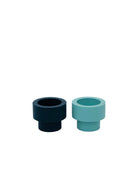 Mist + Ink | Flipp Sml | Silicone Unbreakable Candle Holder Set - porter green | style + sustainability