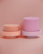 Peach + Petal | Flipp Lrg | Silicone Unbreakable Candle Holder Set - porter green | style + sustainability