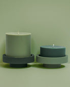 Sage + Olive | Flipp Lrg | Silicone Unbreakable Candle Holder Set - porter green | style + sustainability