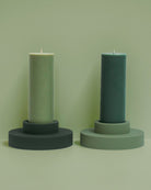 Sage + Olive | Flipp Lrg | Silicone Unbreakable Candle Holder Set - porter green | style + sustainability