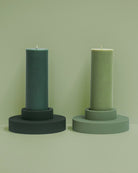 Sage + Olive | Flipp Lrg | Silicone Unbreakable Candle Holder Set - porter green | style + sustainability