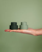 Sage + Olive | Flipp Sml | Silicone Unbreakable Candle Holder Set - porter green | style + sustainability