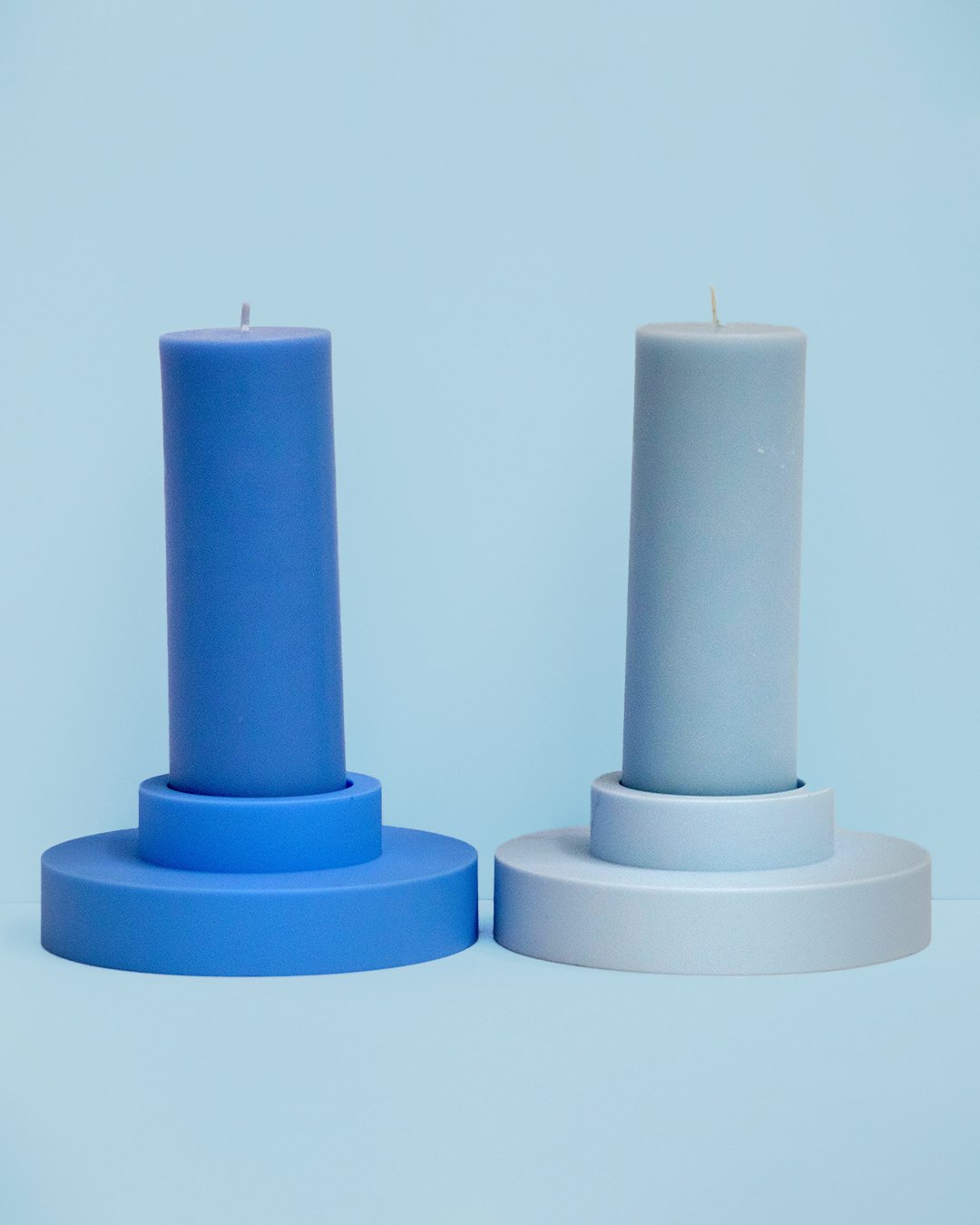 Sky + Kingfisher | Flipp Lrg | Silicone Unbreakable Candle Holder Set - porter green | style + sustainability