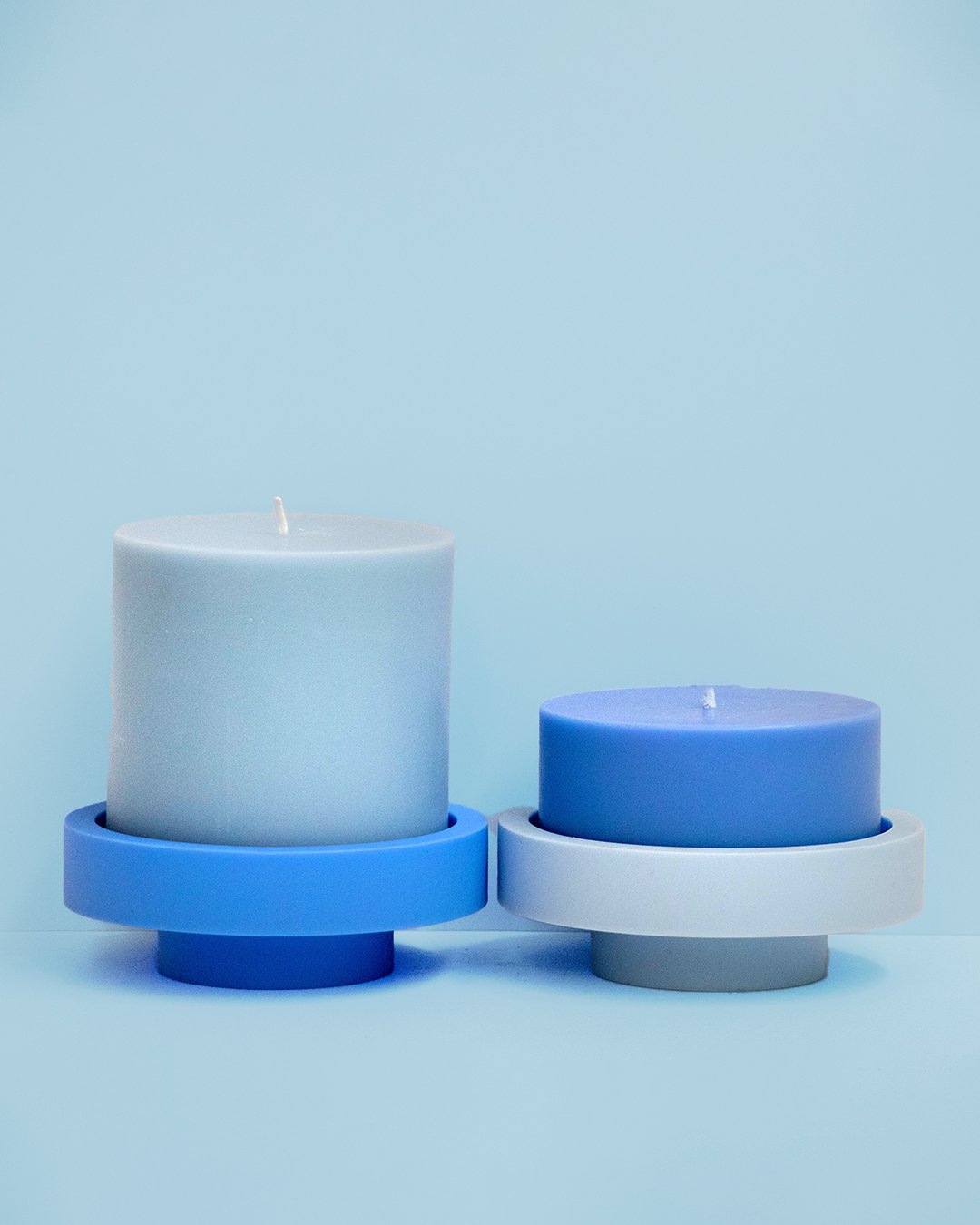 Sky + Kingfisher | Flipp Lrg | Silicone Unbreakable Candle Holder Set - porter green | style + sustainability