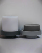 Smoke + Storm | Flipp Lrg | Silicone Unbreakable Candle Holder Set - porter green | style + sustainability