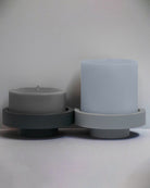 Smoke + Storm | Flipp Lrg | Silicone Unbreakable Candle Holder Set - porter green | style + sustainability