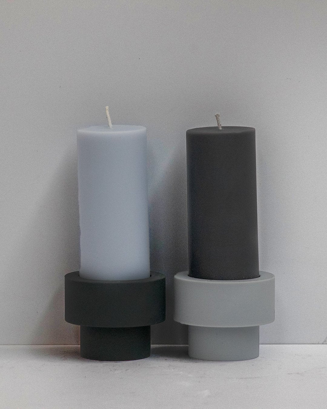 Smoke + Storm | Flipp Sml | Silicone Unbreakable Candle Holder Set - porter green | style + sustainability