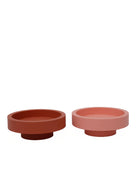 Terra + Peach | Flipp Lrg | Silicone Unbreakable Candle Holder Set - porter green | style + sustainability